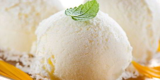 Нежное сливочно-ванильное мороженое