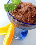 Постное шоколадное мороженое