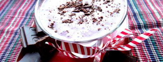 прохладный коктейль из мороженого с черникой. Шаг 13