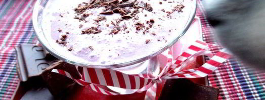 прохладный коктейль из мороженого с черникой. Шаг 14