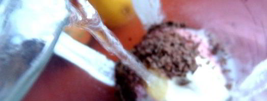 прохладный коктейль из мороженого с черникой. Шаг 5