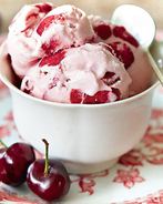 Простое черешневое мороженое