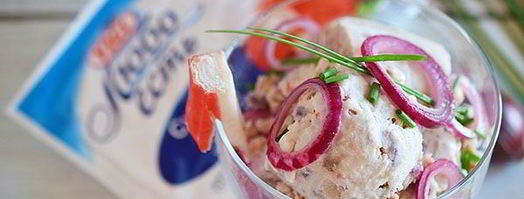 селедочное мороженое с крабовой крошкой. Шаг 10