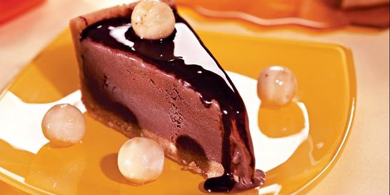 Шоколадно-банановый торт-мороженое