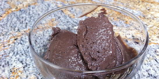 Шоколадное мороженое c авокадо