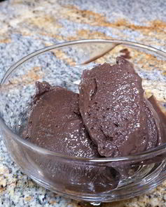 Шоколадное мороженое c авокадо