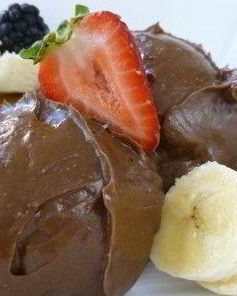 Шоколадное мороженое из авокадо