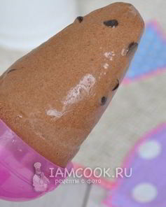 Шоколадное мороженое с дропсами