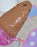 Шоколадное мороженое с дропсами