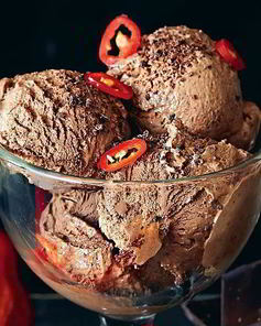 Шоколадное мороженое с острым перцем