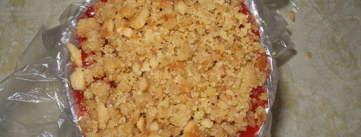 творожный торт-мороженое с клубникой. Шаг 9