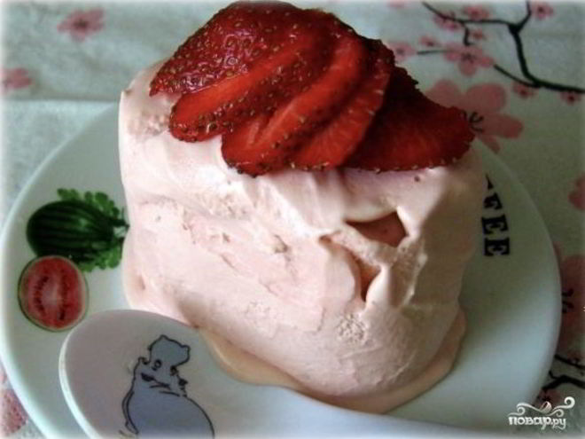 Рецепт вишневого мороженого