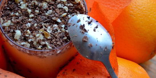 Апельсиново-творожный мусс