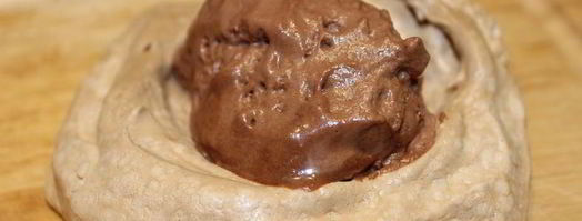 безе с шоколадным муссом и фруктами. Шаг 7