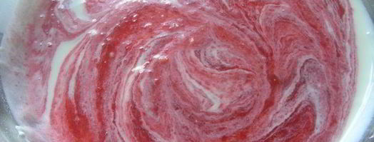 йогуртово-клубничный мусс с киви. Шаг 4