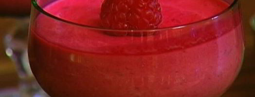 йогуртовый мусс с малиной и мятой. Шаг 8