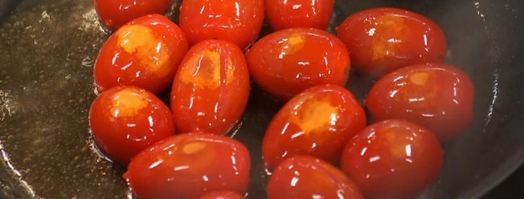 кальмар с муссом из лосося под вишневым соусом. Шаг 5