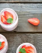 Клубничный мусс с йогуртом