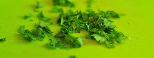 клубничный мусс с кинзой. Шаг 3