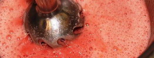 клубничный мусс в клубнике. Шаг 3