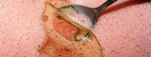 клубничный мусс в клубнике. Шаг 5