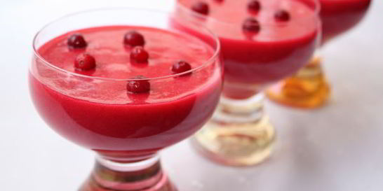 Клюквенный мусс