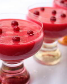 Клюквенный мусс