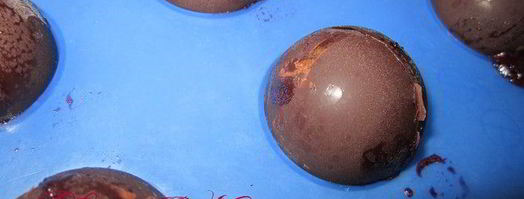 конфеты с черничным муссом. Шаг 5