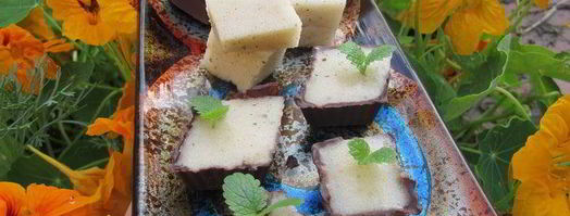 конфеты с грушово-мятным муссом. Шаг 2