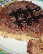 Кростата с шоколадным муссом