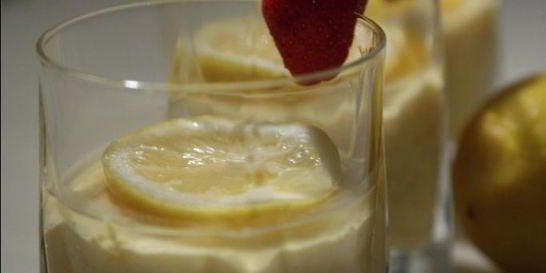 Лимонно-медовый мусс