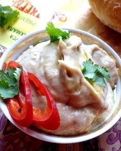 Магрибский мусс из запеченных баклажанов