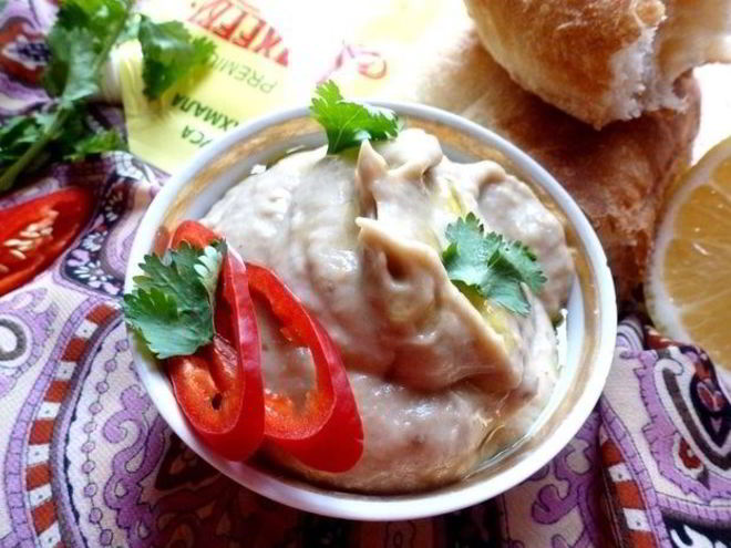 Рецепт магрибского мусса из запеченных баклажанов