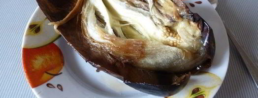 магрибский мусс из запеченных баклажанов. Шаг 2