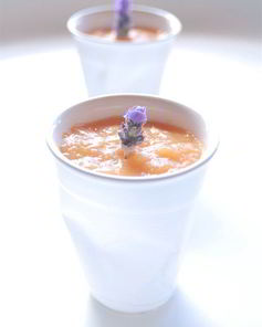 Манговый абрикосовый мусс с лавандой