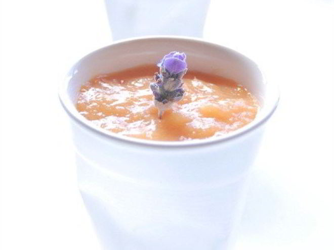 Рецепт мангового абрикосового мусса с лавандой