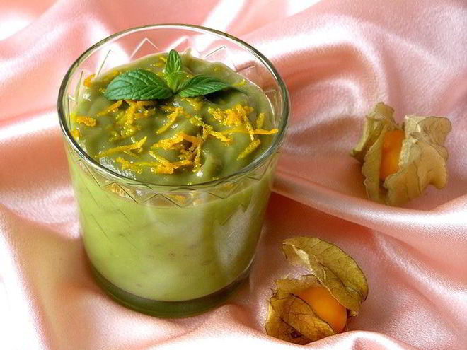 Рецепт мусса из авокадо с апельсином