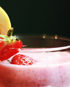 Мусс из клубники и бананов