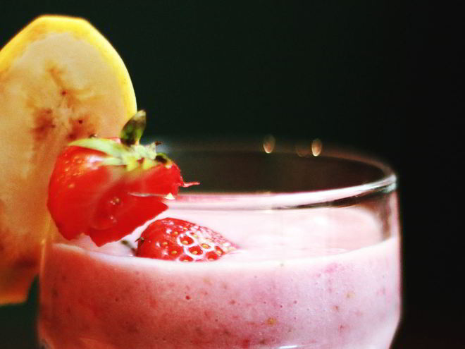 Рецепт мусса из клубники и бананов