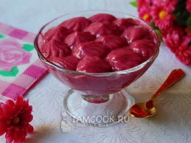 Рецепт мусса из малины и ежевики