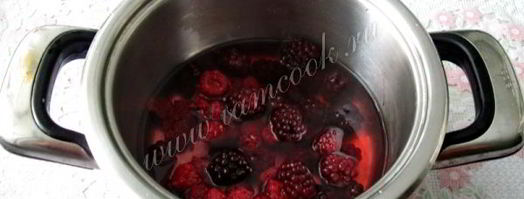 мусс из малины и ежевики. Шаг 4