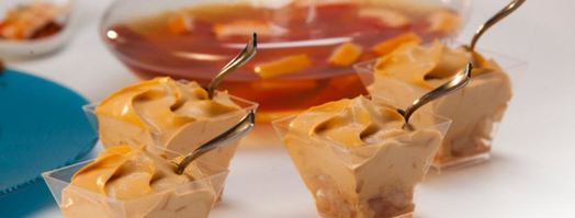 мусс из вареной сгущенки с китайской грушей. Шаг 4