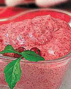 Мусс клюквенный