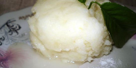 Мусс лимонный