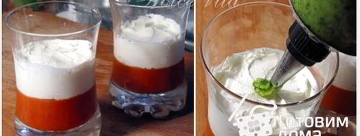 праздничная закуска капрезе-мусс. Шаг 7