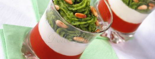 праздничная закуска капрезе-мусс. Шаг 8