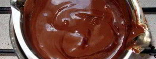 рождественская звезда с шоколадным муссом. Шаг 6