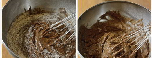 рождественское полено с шоколадным муссом и ягодами. Шаг 3