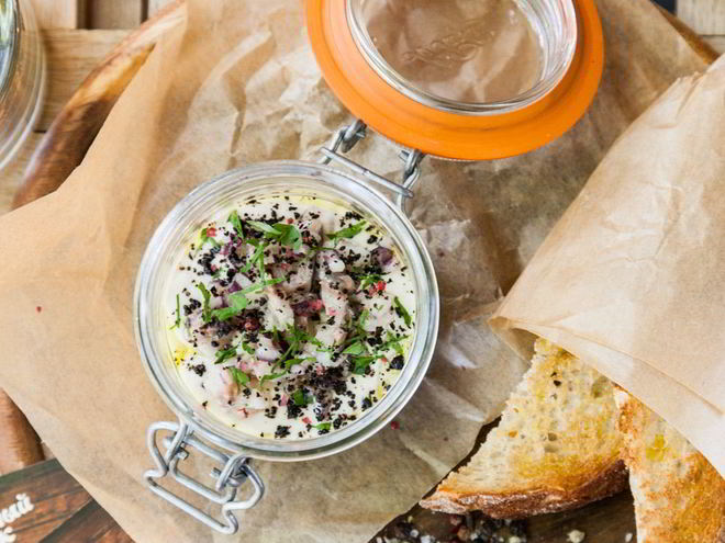 Рецепт рыбного мусса с грушей