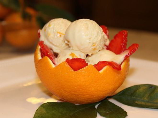 Рецепт шоколадна-апельсинового мороженого-мусса с медом